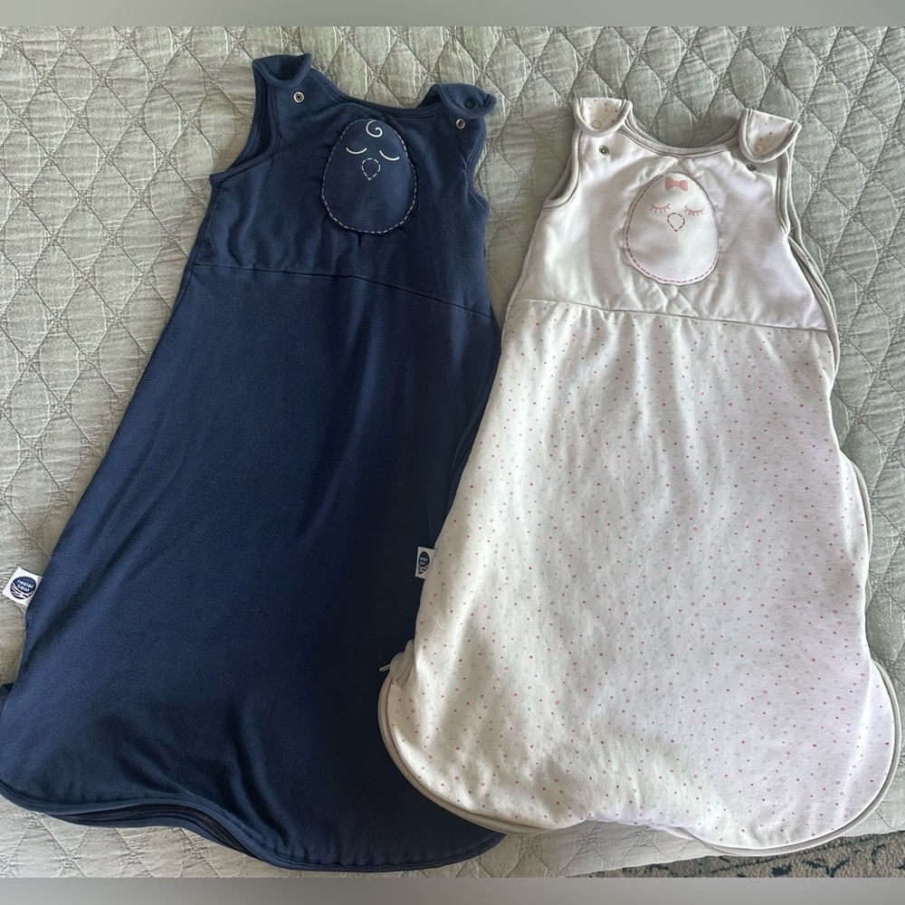 2 nested bean sleep sacks (6-15 months)